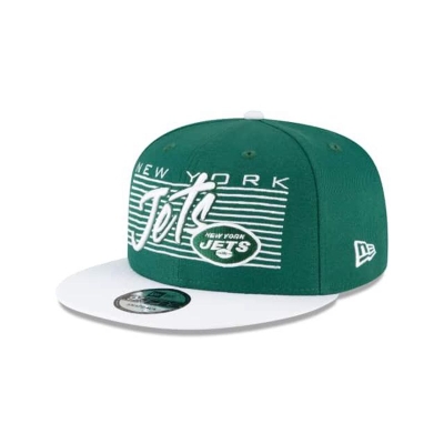 New York Jets Gorra | New Era NFL Retro 9fifty Snapback Cap Mexico - Verdes